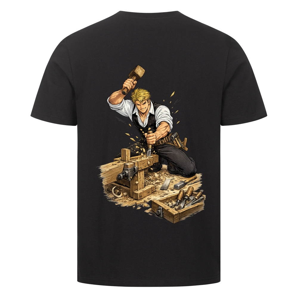 Tischler Backprint Shirt – Handwerk in Aktion | ZunftStyle