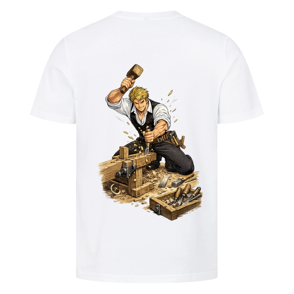 Tischler Backprint Shirt – Handwerk in Aktion | ZunftStyle