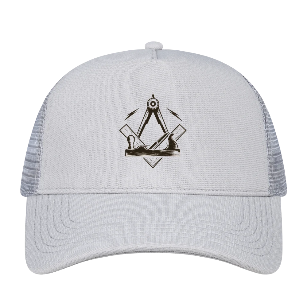 ZunftStyle Trucker Cap – Zunftzeichen Tischler DTF-Print