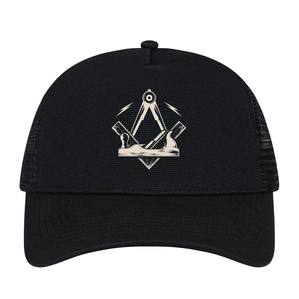 ZunftStyle Trucker Cap – Zunftzeichen Tischler DTF-Print