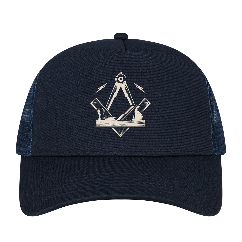 ZunftStyle Trucker Cap – Zunftzeichen Tischler DTF-Print