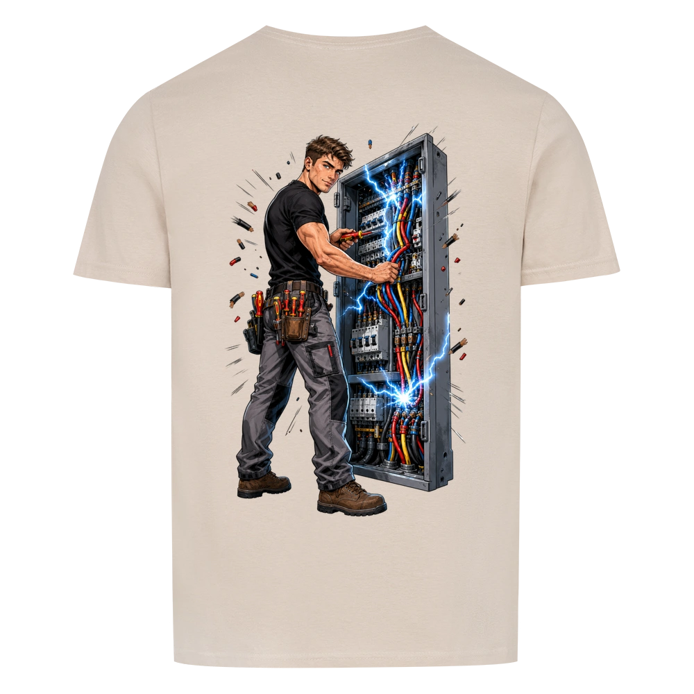 Elektriker Manga Shirt – Zunft Streetwear Herren