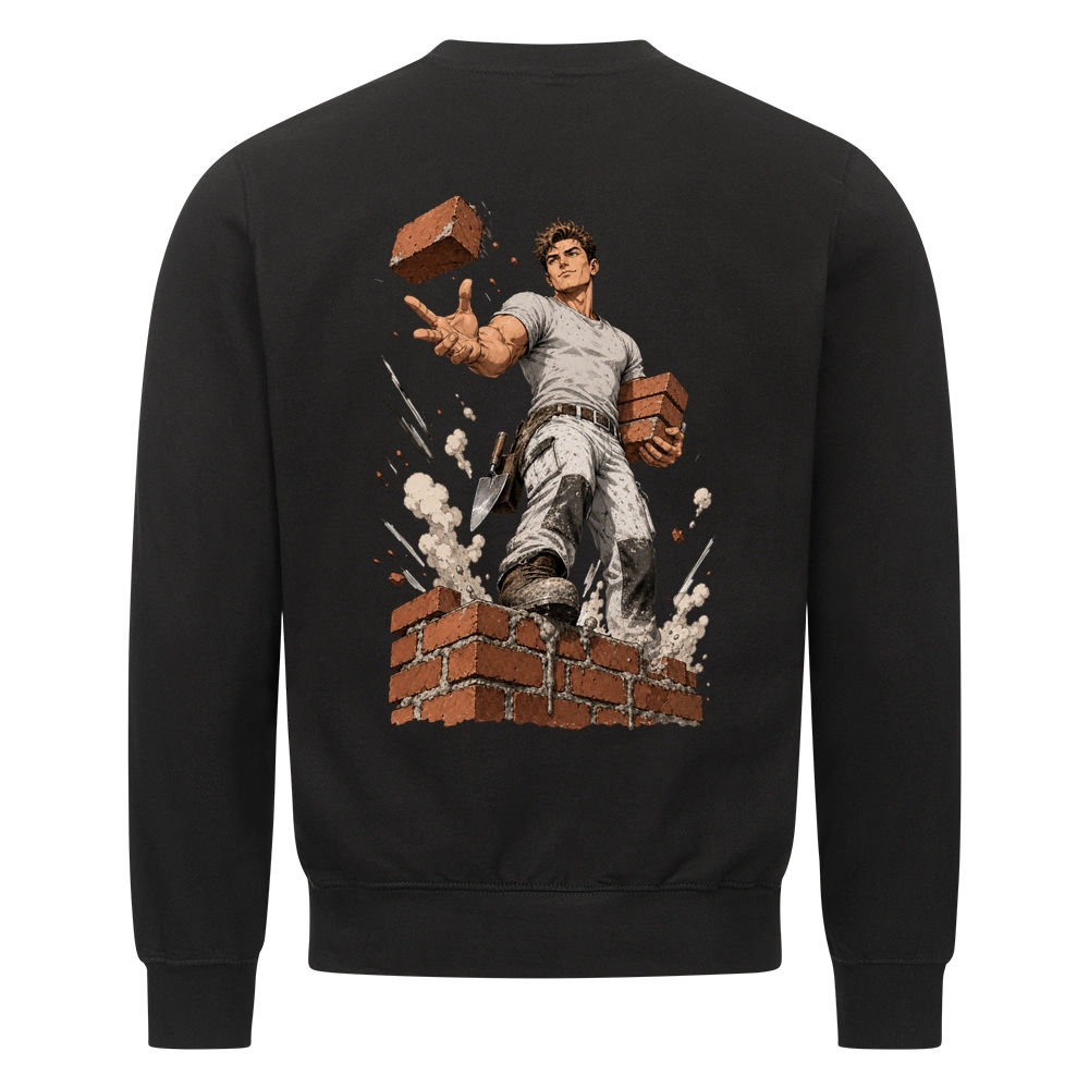 Maurer Sweatshirt – Stein für Stein