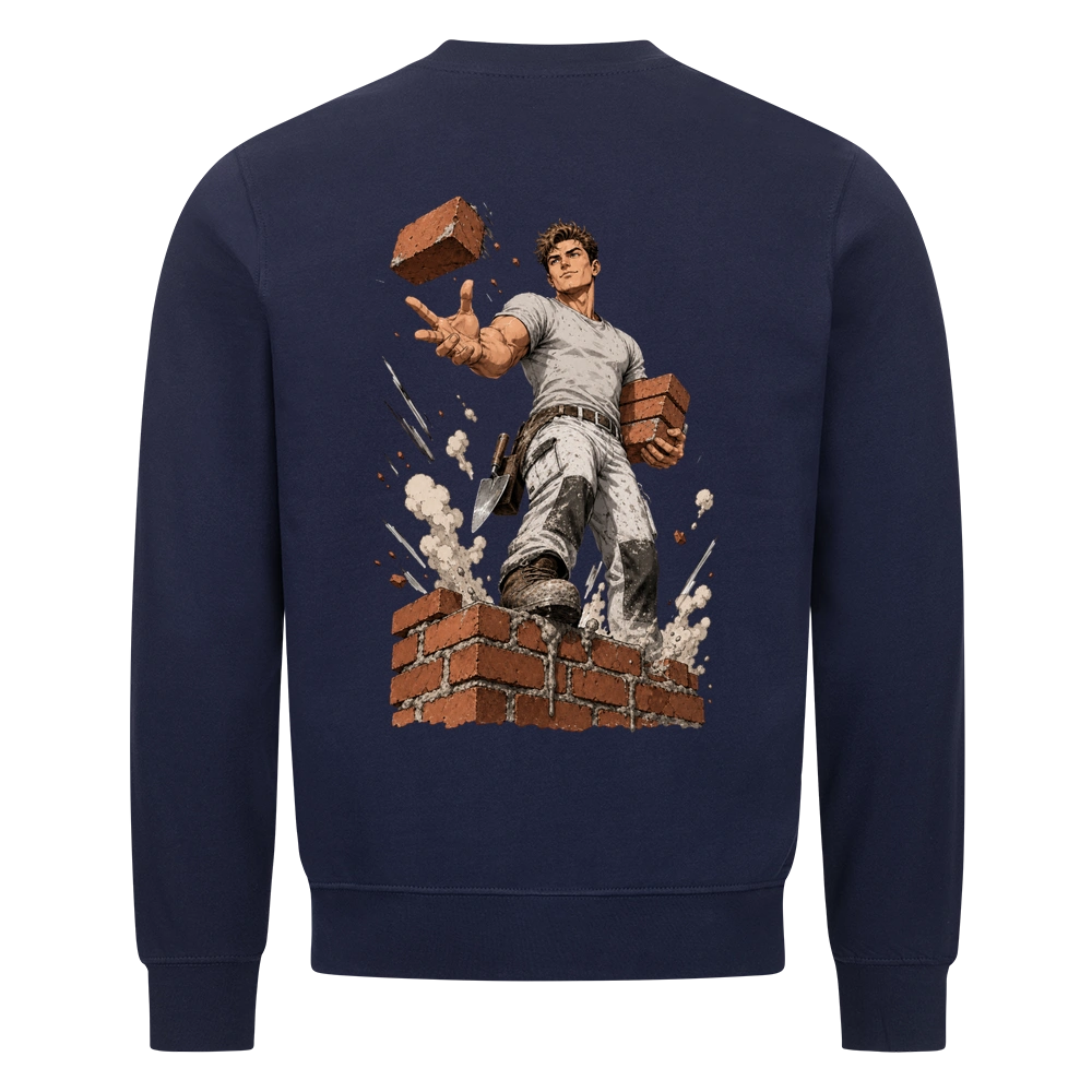 Maurer Sweatshirt – Stein für Stein