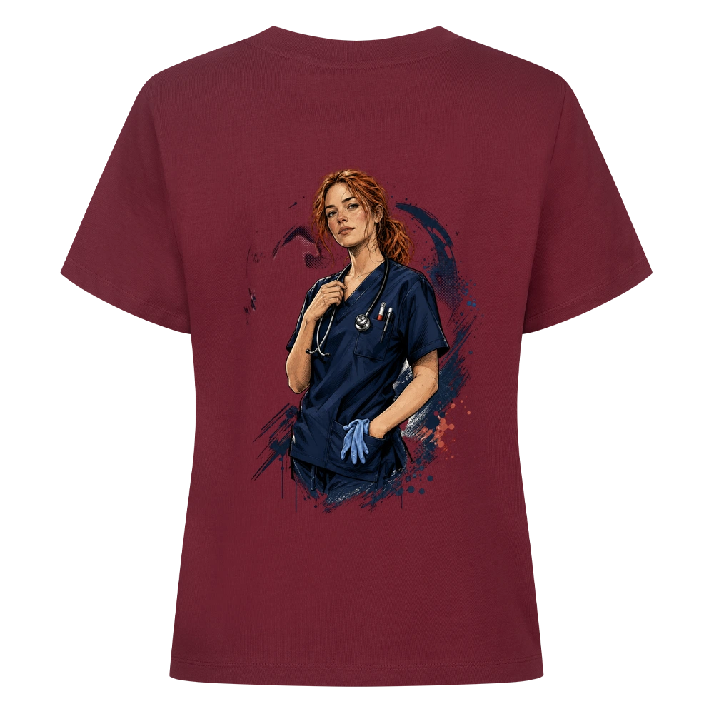 #NUTZNIESSER-Herz für Pflege Damen T-Shirt