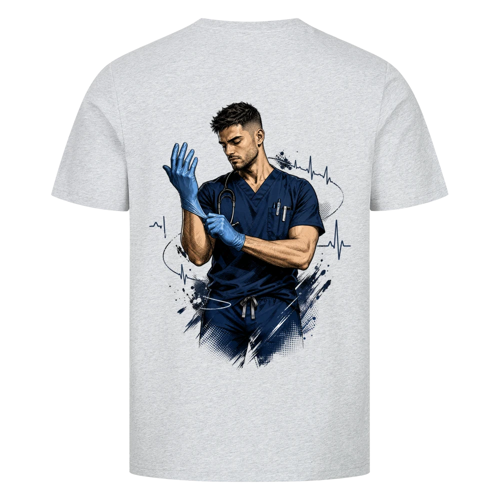 Pflege T-Shirt Herren – Einsatz mit Herz #NUTZNIESSER