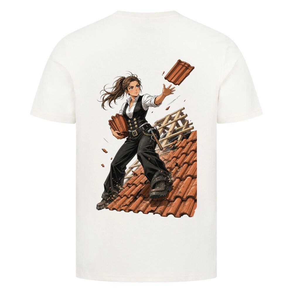 ZunftStyle Dachdecker Shirt – Manga Handwerker Motiv