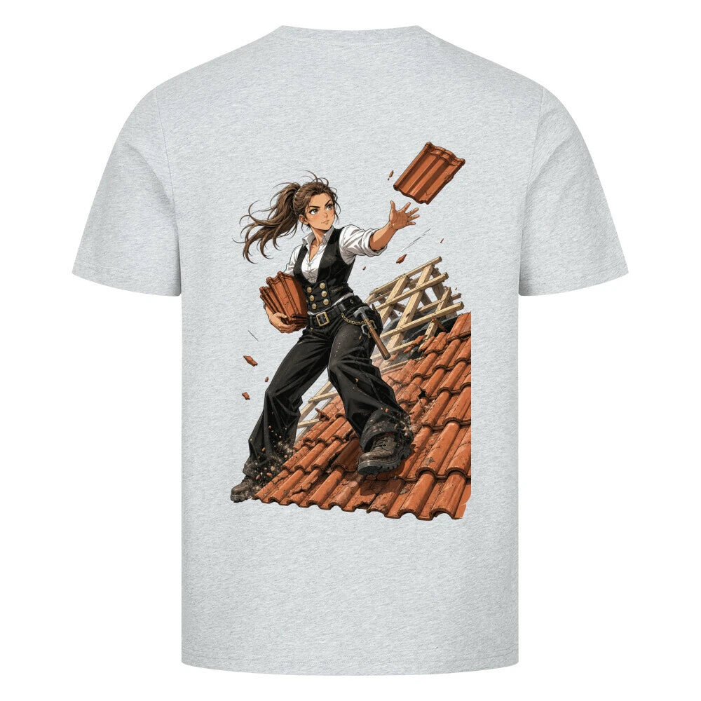 ZunftStyle Dachdecker Shirt – Manga Handwerker Motiv