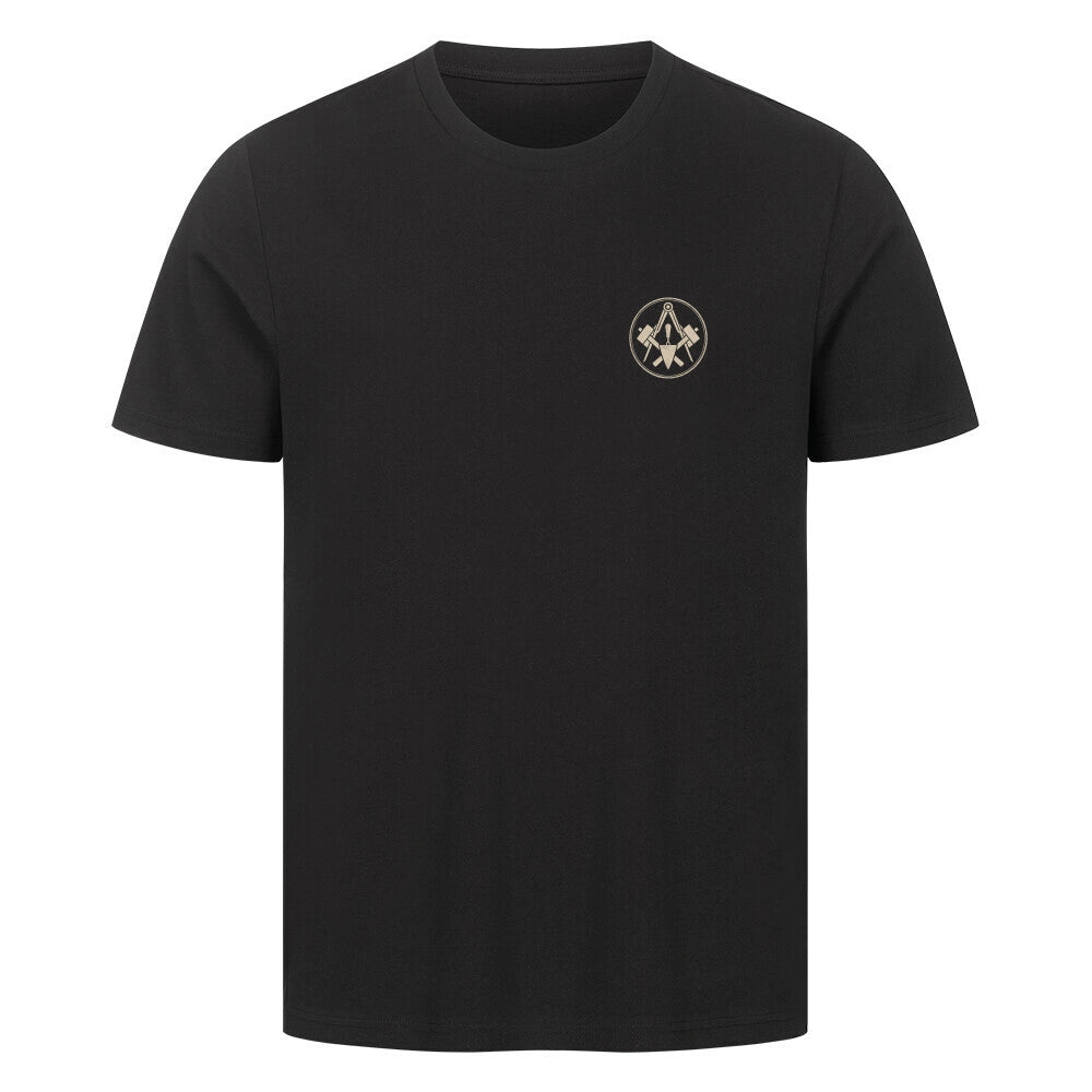 ZunftStyle "Baumeisterin" – Bauarbeiterin Manga Backprint T-Shirt Premium
