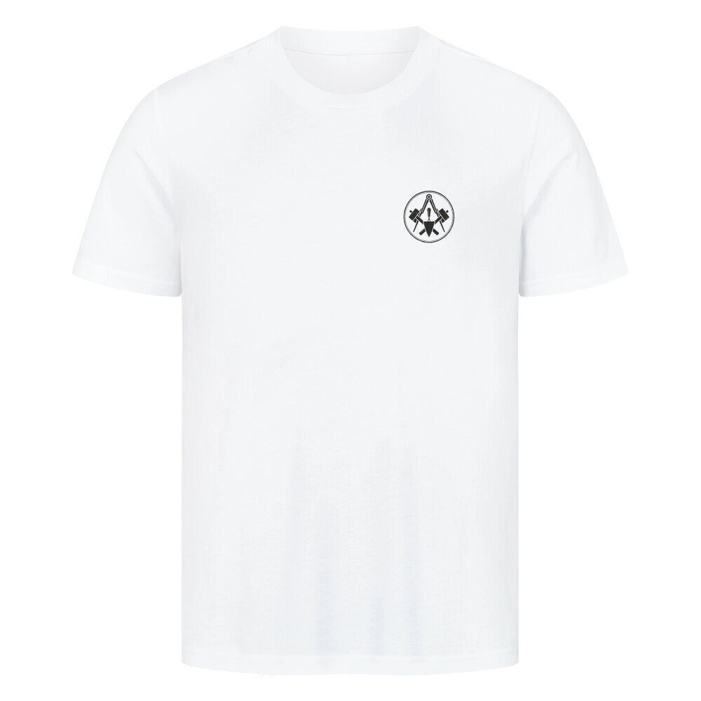 ZunftStyle "Baumeisterin" – Bauarbeiterin Manga Backprint T-Shirt Premium