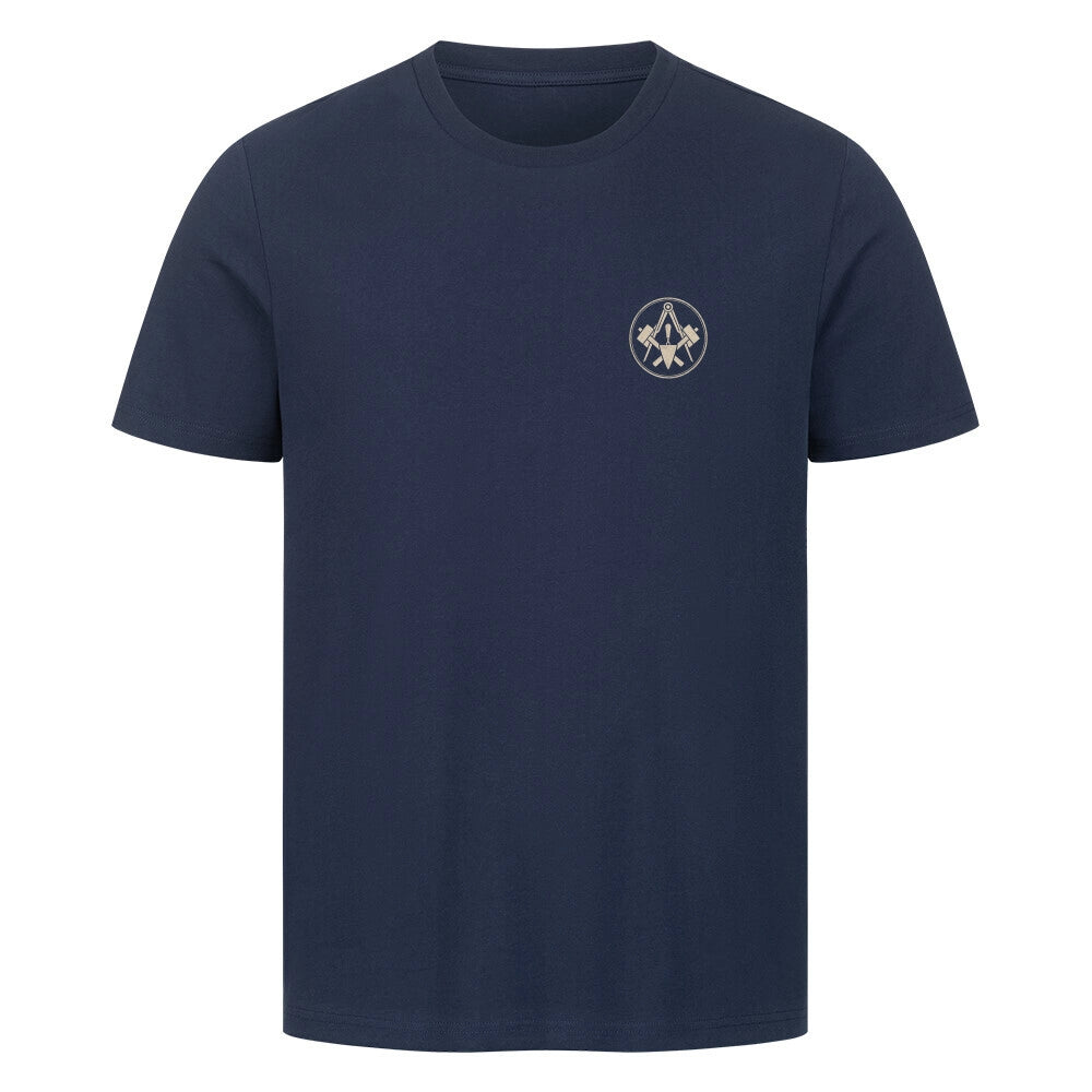 ZunftStyle "Baumeisterin" – Bauarbeiterin Manga Backprint T-Shirt Premium