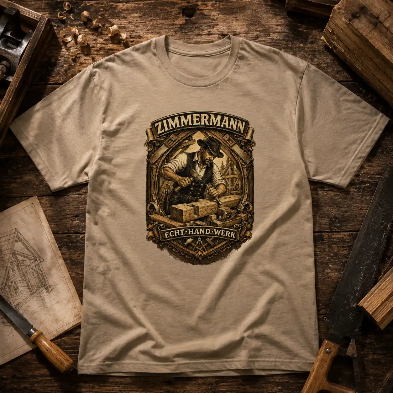 Zimmermann Vintage Badge Shirt – ZunftStyle Special Edition