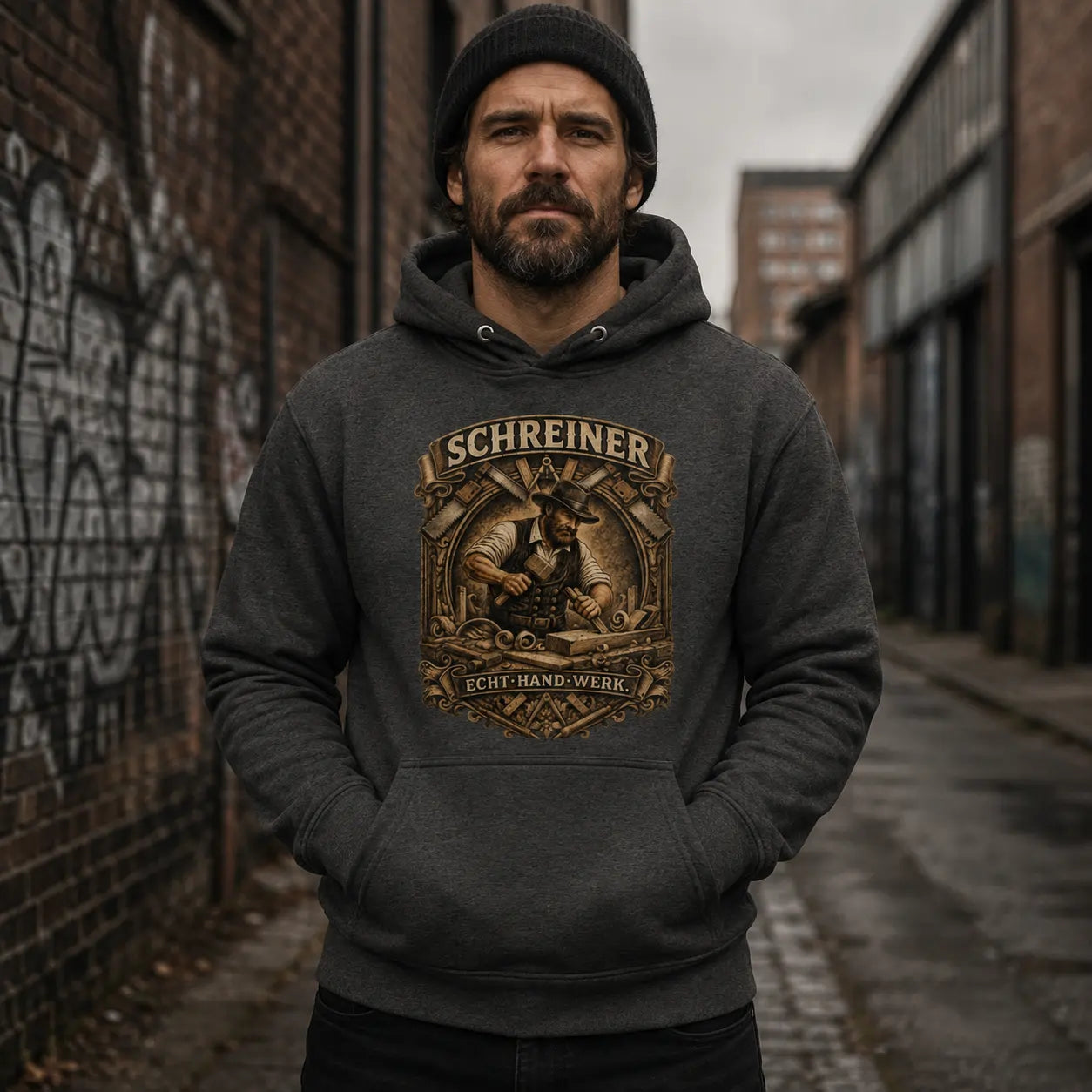 Schreiner Vintage Badge Hoodie – ZunftStyle Special Edition