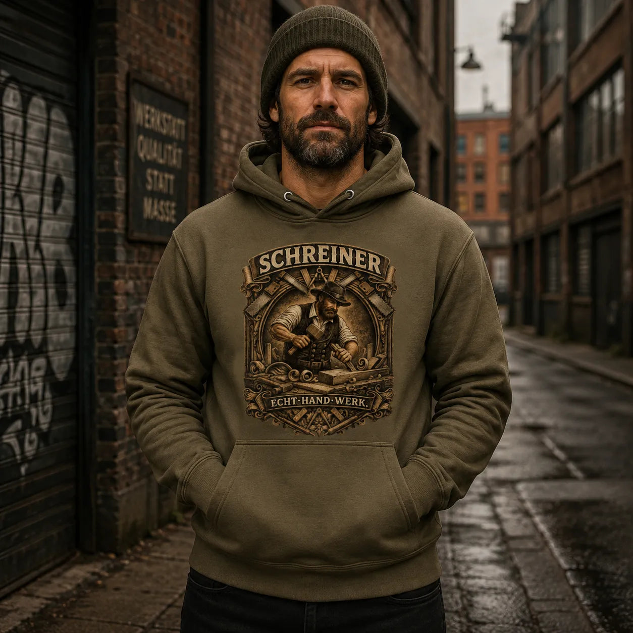 Schreiner Vintage Badge Hoodie – ZunftStyle Special Edition