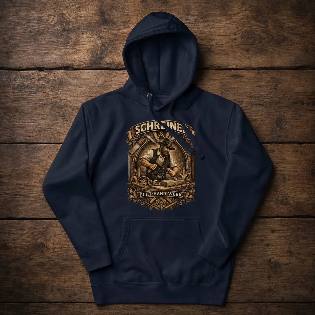 Schreiner Vintage Badge Hoodie – ZunftStyle Special Edition