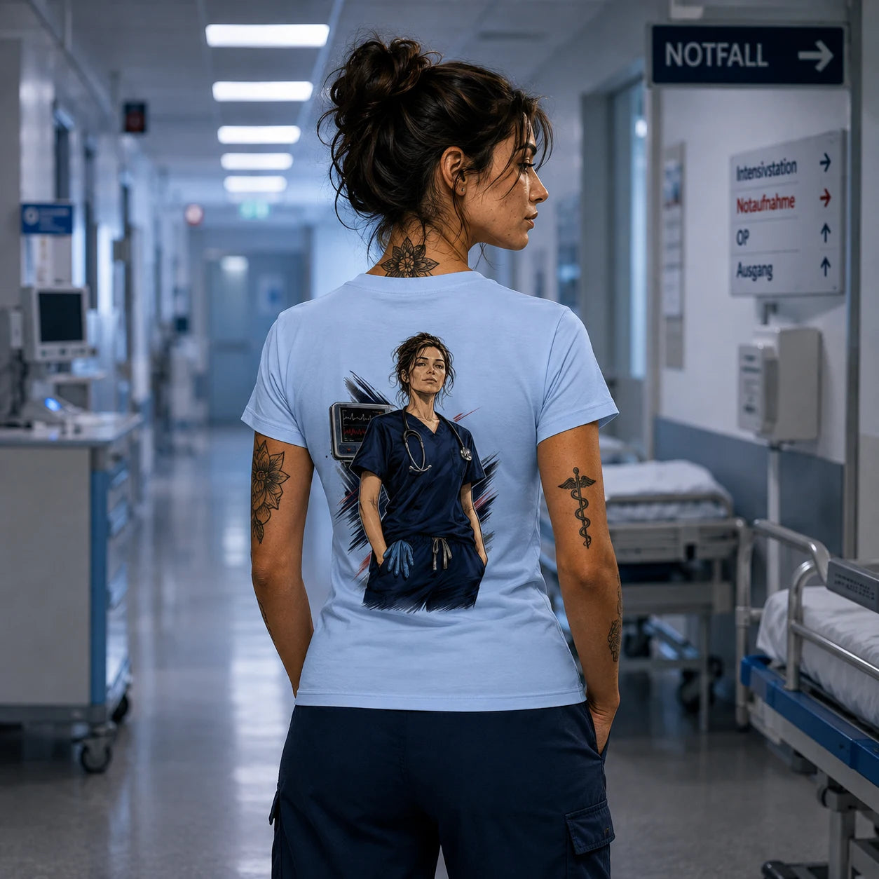 #NUTZNIESSER- Pflege Damen T-Shirt