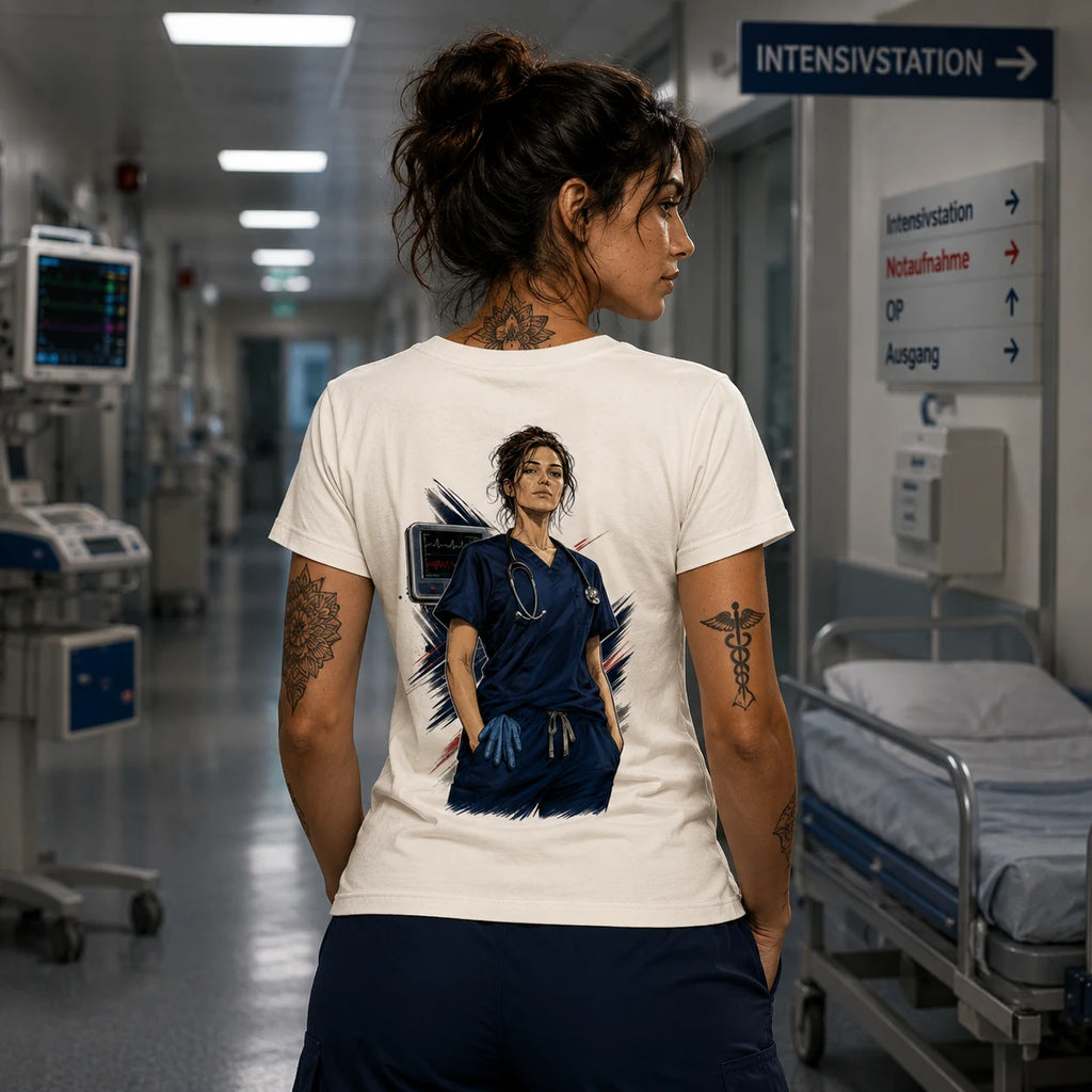 #NUTZNIESSER- Pflege Damen T-Shirt