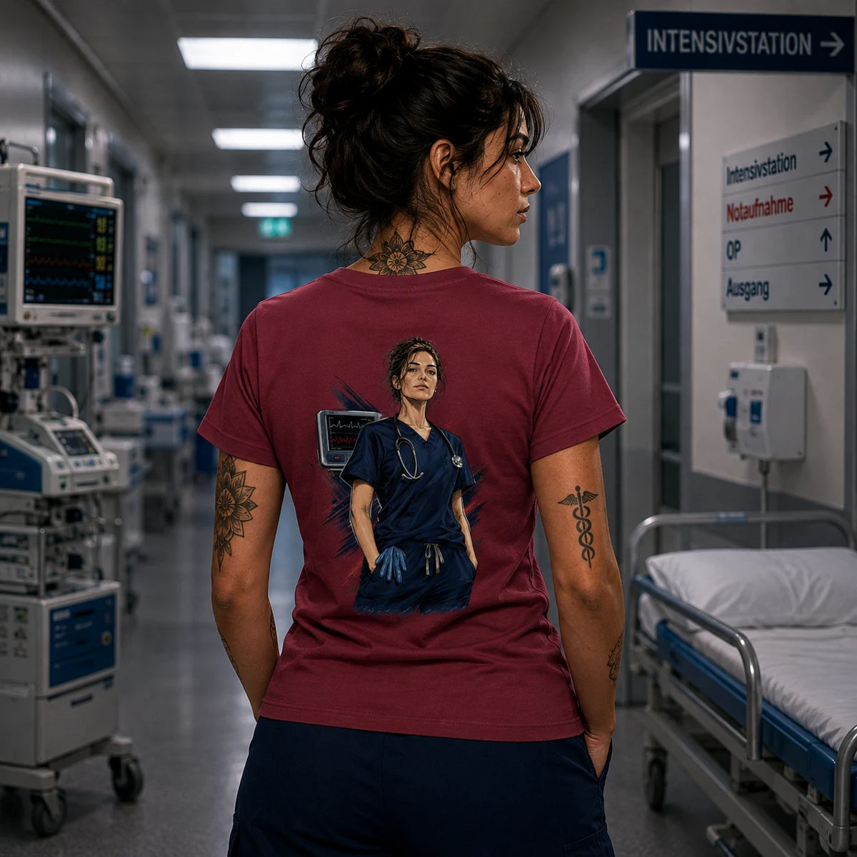 #NUTZNIESSER- Pflege Damen T-Shirt