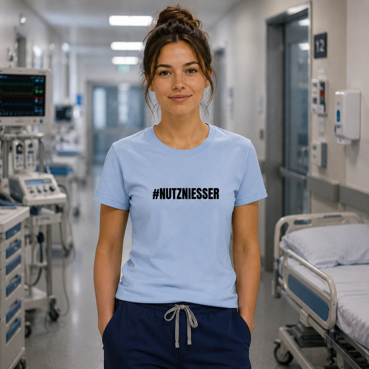 #NUTZNIESSER- Pflege Damen T-Shirt
