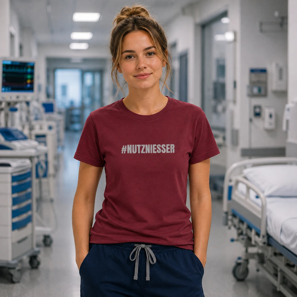 #NUTZNIESSER- Pflege Damen T-Shirt