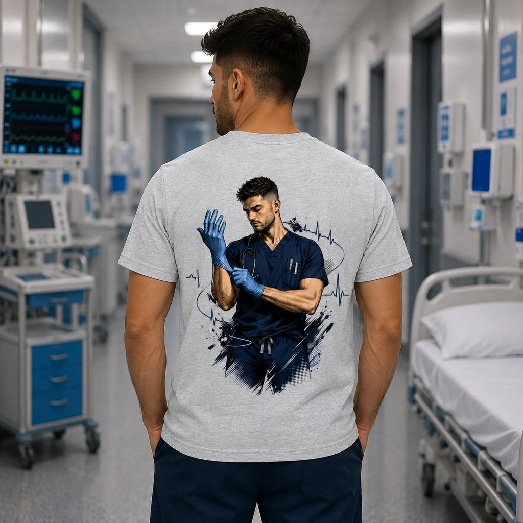 Pflege T-Shirt Herren – Einsatz mit Herz #NUTZNIESSER