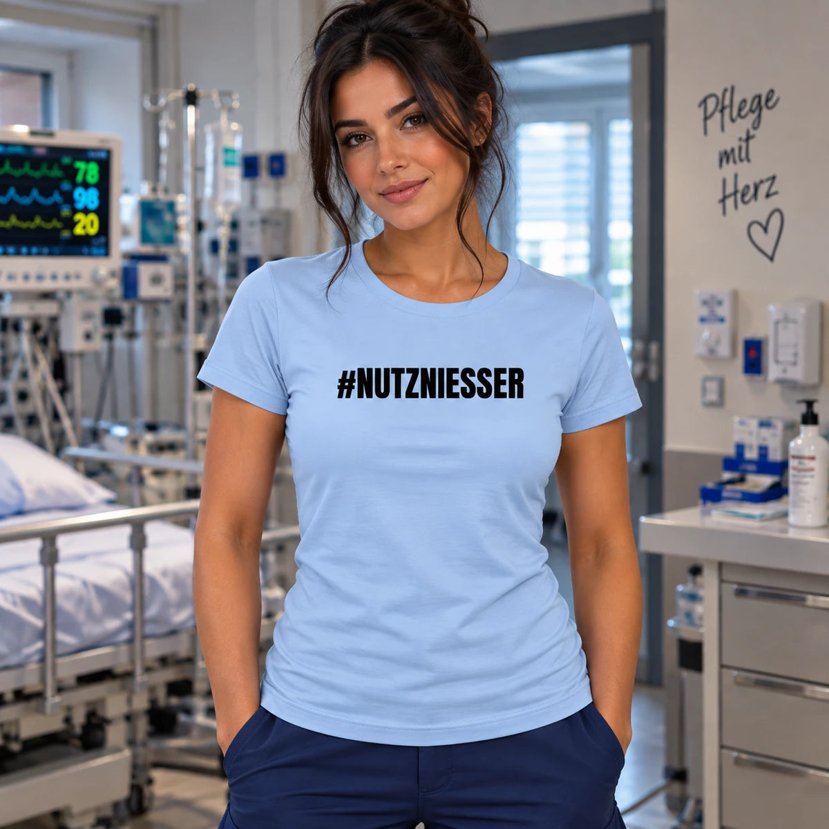 #NUTZNIESSER – Pflege Damen T-Shirt