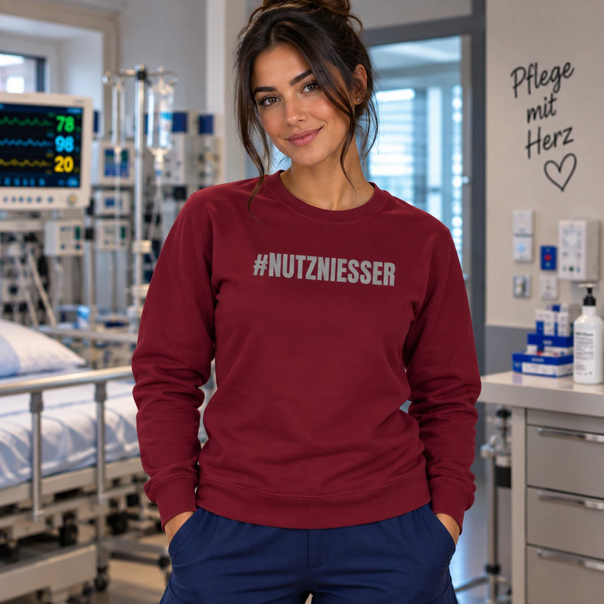 #NUTZNIESSER – Pflege Sweatshirt
