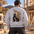 Zimmermann Sweatshirt – Holzbalken Backprint | ZunftStyle