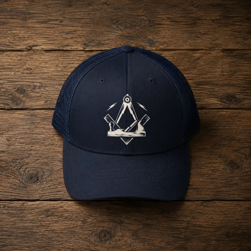 ZunftStyle Trucker Cap – Zunftzeichen Tischler DTF-Print