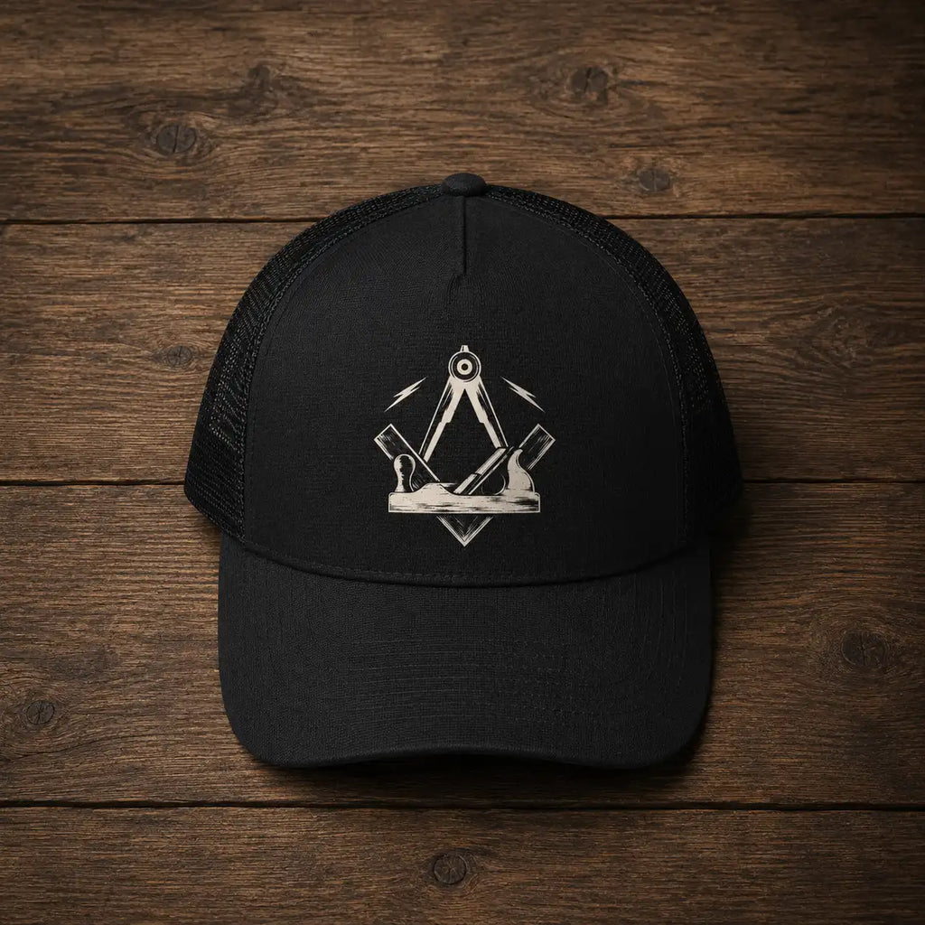ZunftStyle Trucker Cap – Zunftzeichen Tischler DTF-Print