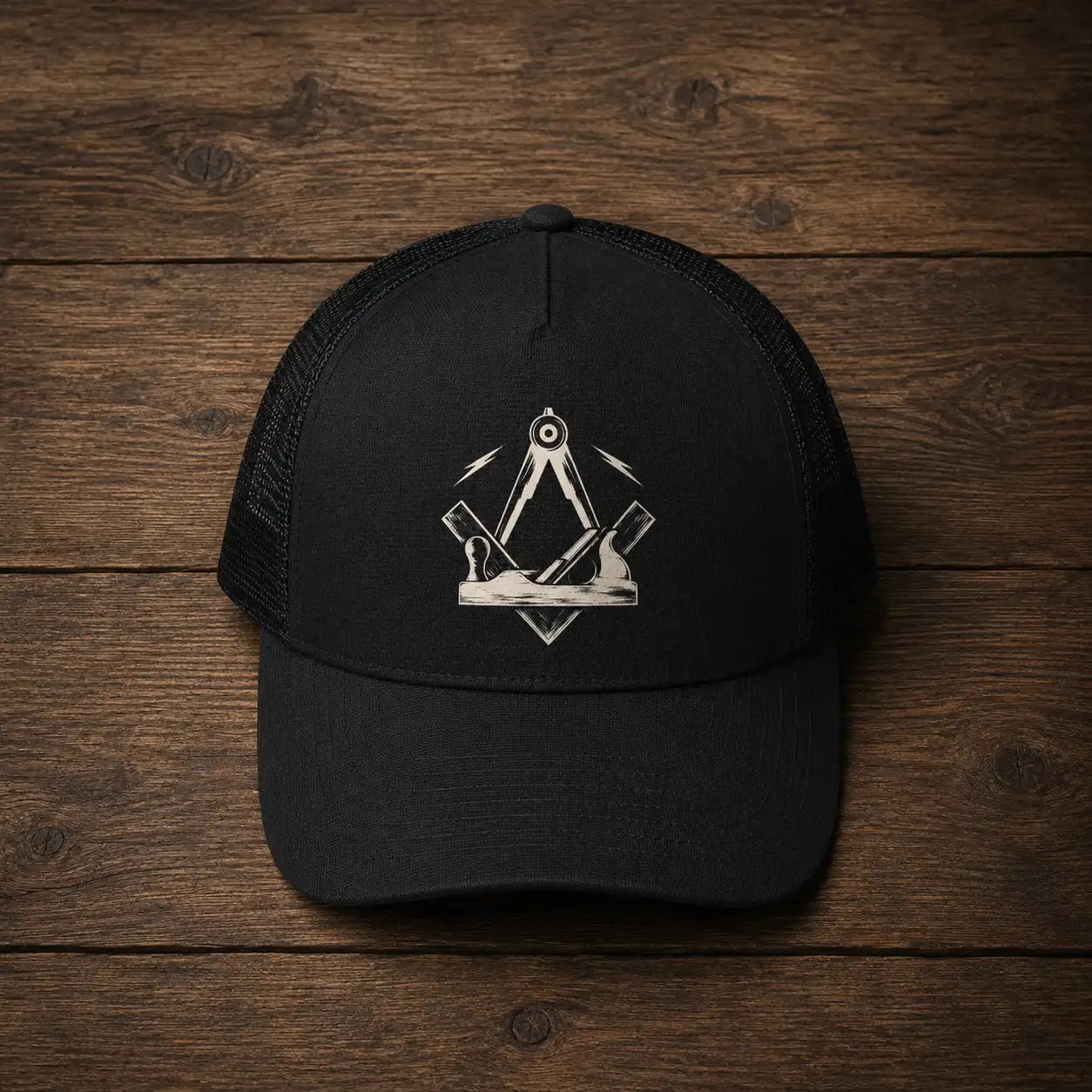 ZunftStyle Trucker Cap – Zunftzeichen Tischler DTF-Print