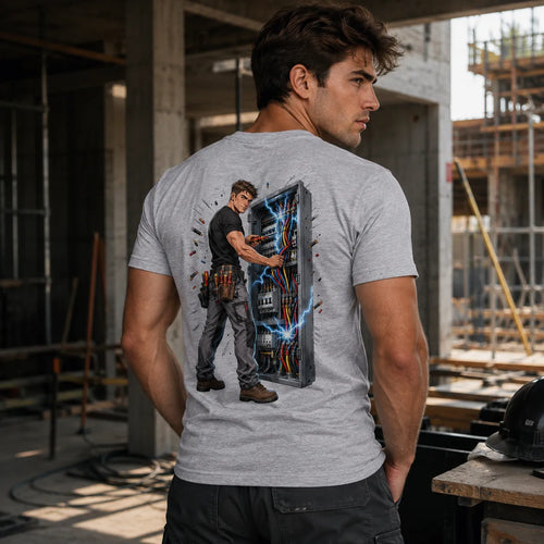 Elektriker Manga Shirt – Zunft Streetwear Herren