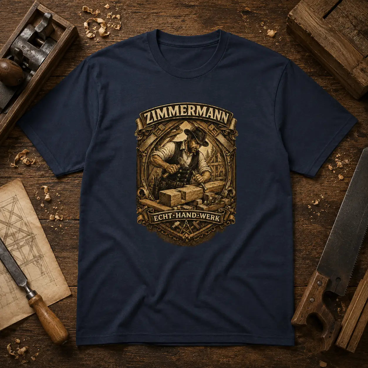 Zimmermann Vintage Badge Shirt – ZunftStyle Special Edition