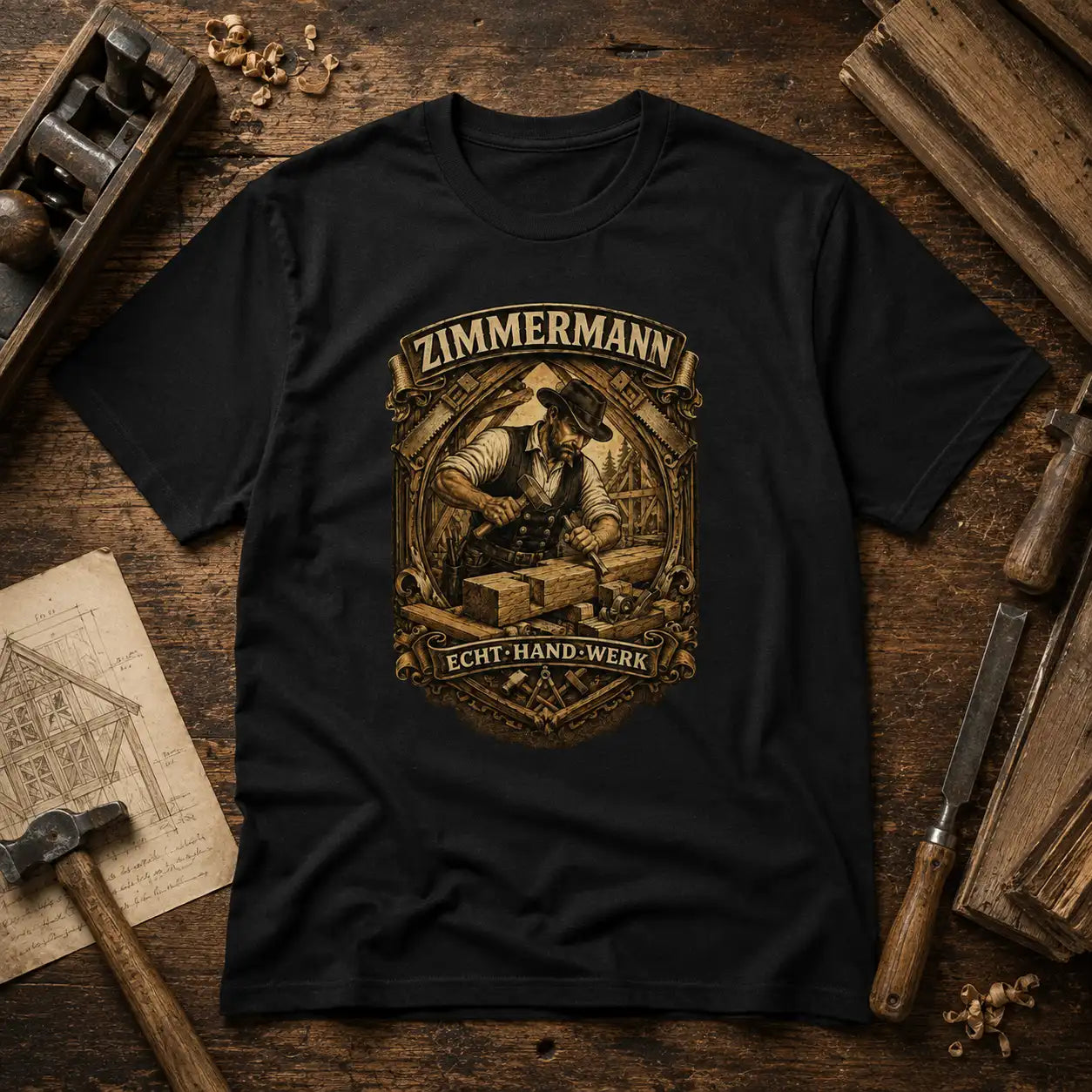 Zimmermann Vintage Badge Shirt – ZunftStyle Special Edition