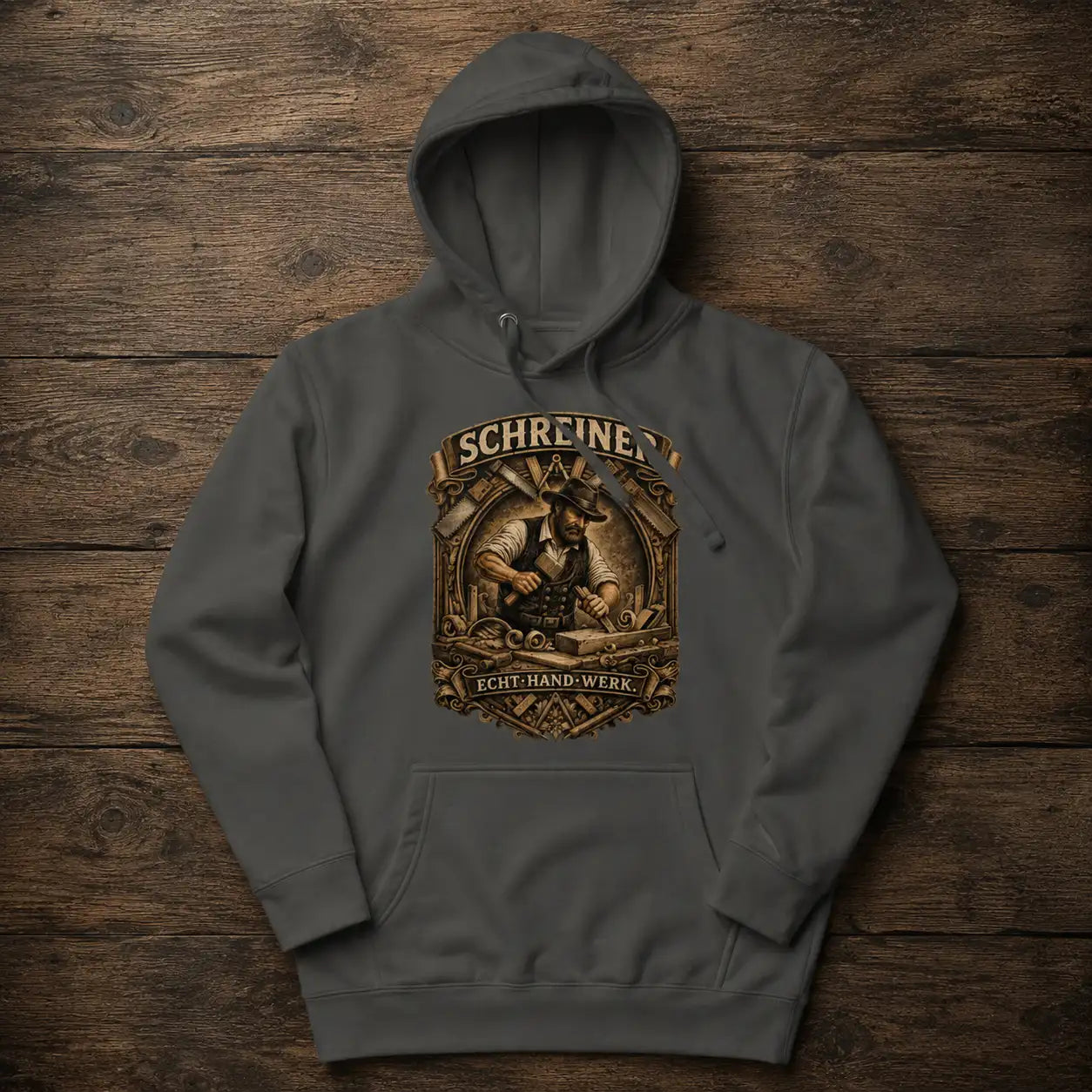 Schreiner Vintage Badge Hoodie – ZunftStyle Special Edition