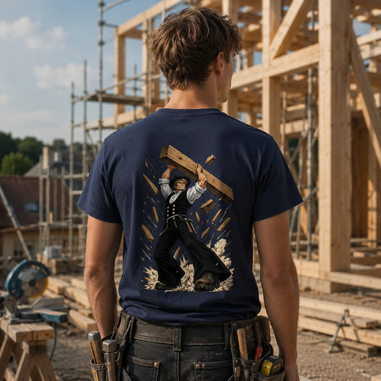 Zimmermann T-Shirt – Tradition trifft Handwerk | Premium Baumwolle