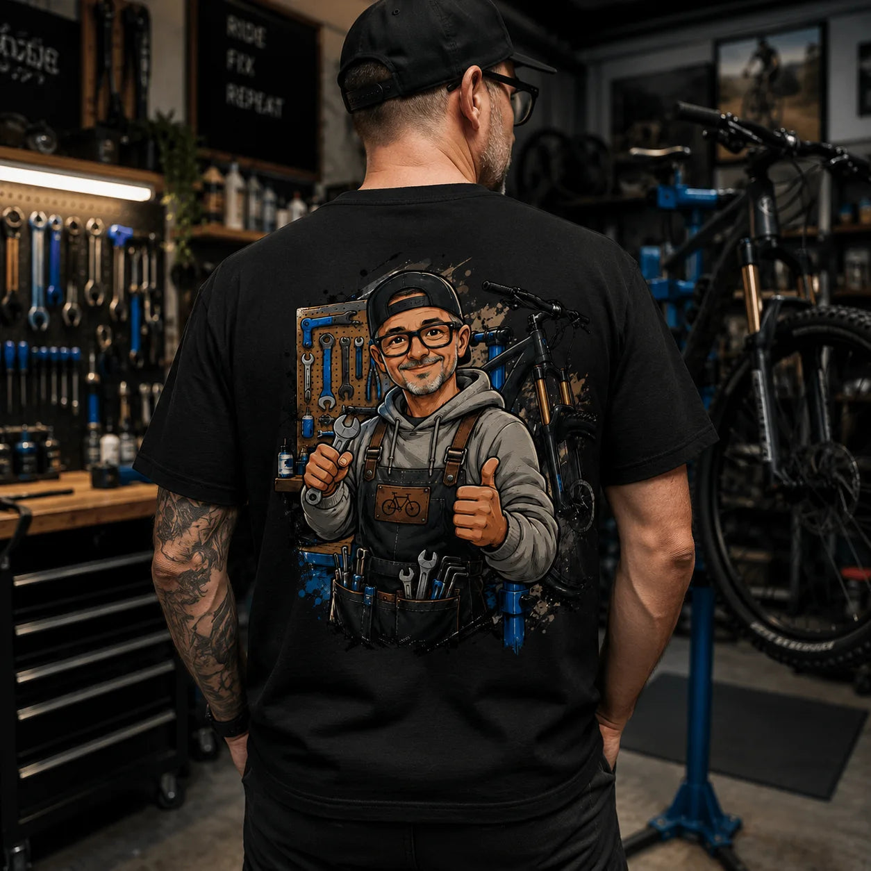 Fahrradmechaniker T-Shirt – Schrauber aus Leidenschaft | Zweiradmechatroniker Premium Shirt