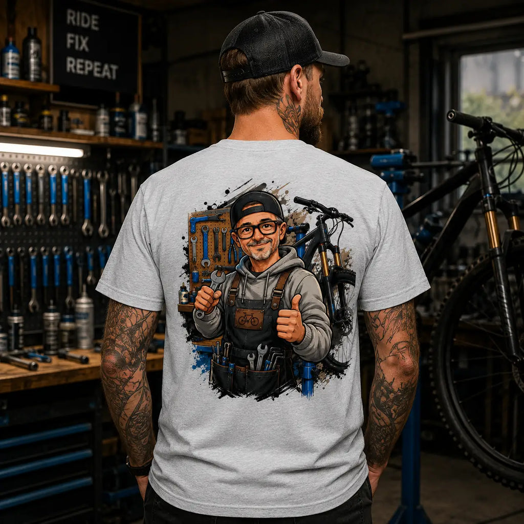 Fahrradmechaniker T-Shirt – Schrauber aus Leidenschaft | Zweiradmechatroniker Premium Shirt