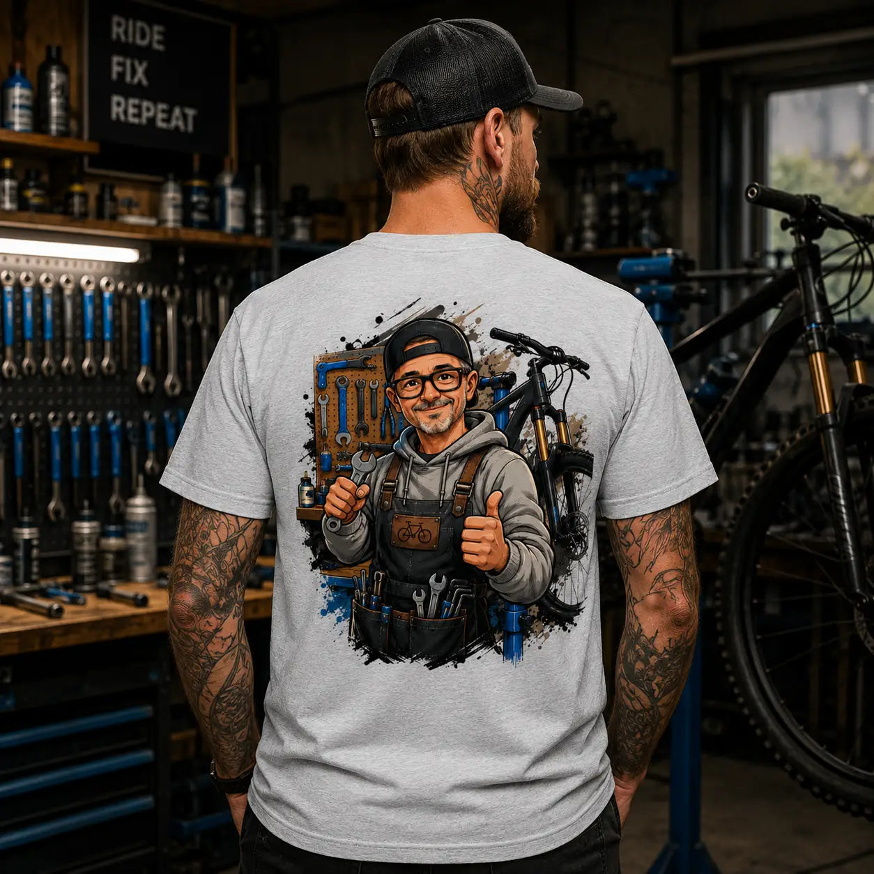 Fahrradmechaniker T-Shirt – Schrauber aus Leidenschaft | Zweiradmechatroniker Premium Shirt