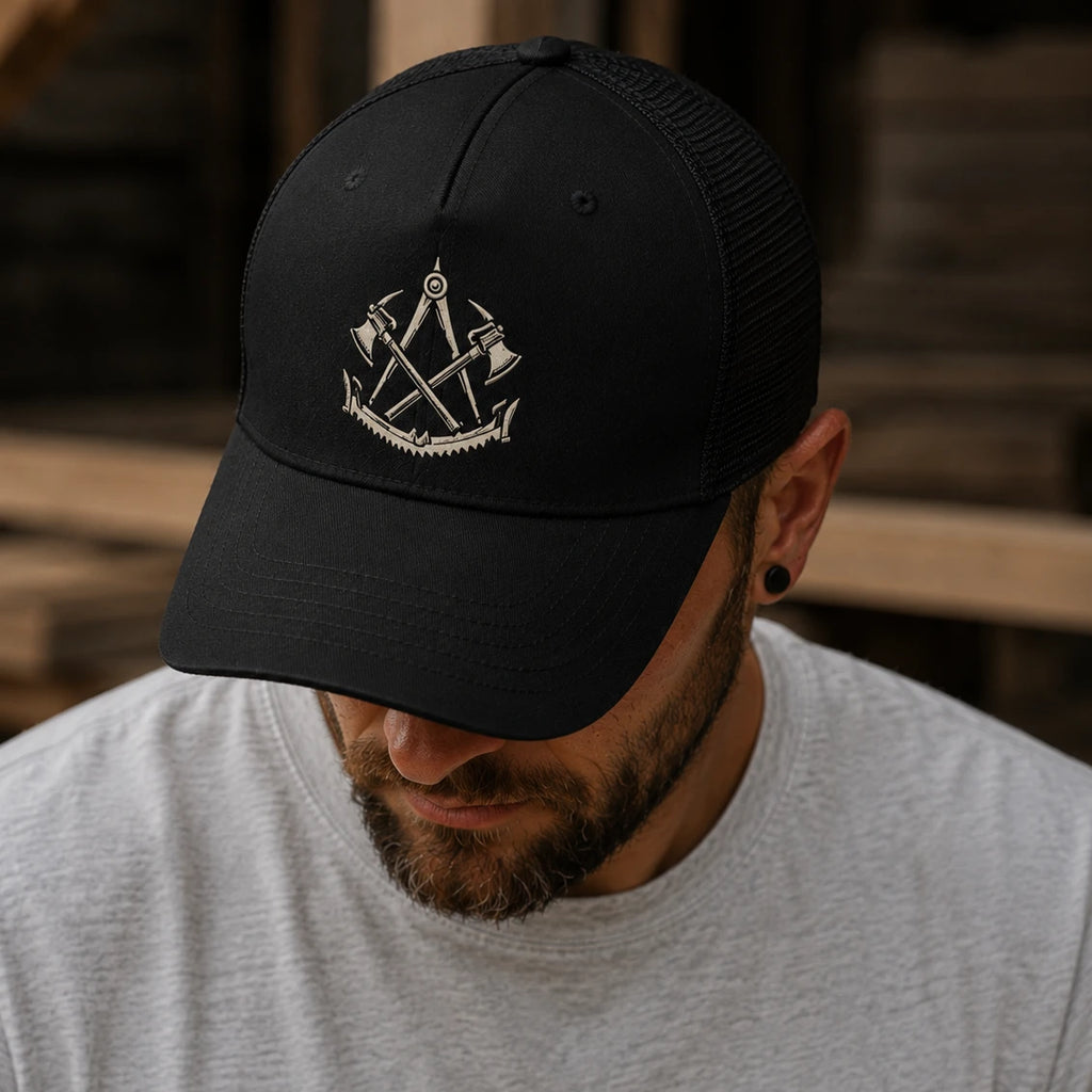 ZunftStyle Trucker Cap "Zimmermann-Zunft" – Snapback mit DTF-Druck