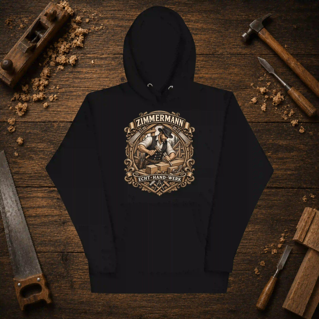 Zimmermann Vintage Badge Hoodie – ZunftStyle Special Edition