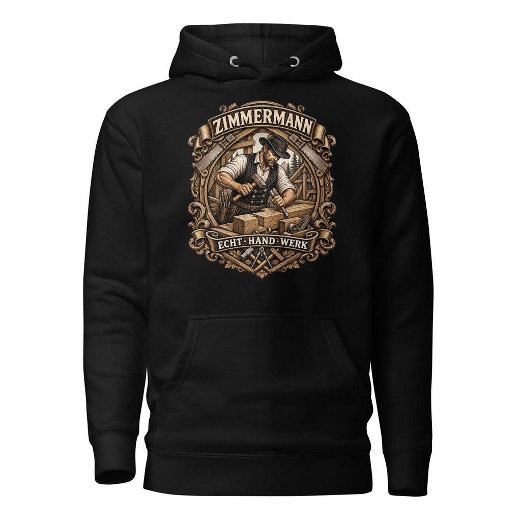 Zimmermann Vintage Badge Hoodie – ZunftStyle Special Edition