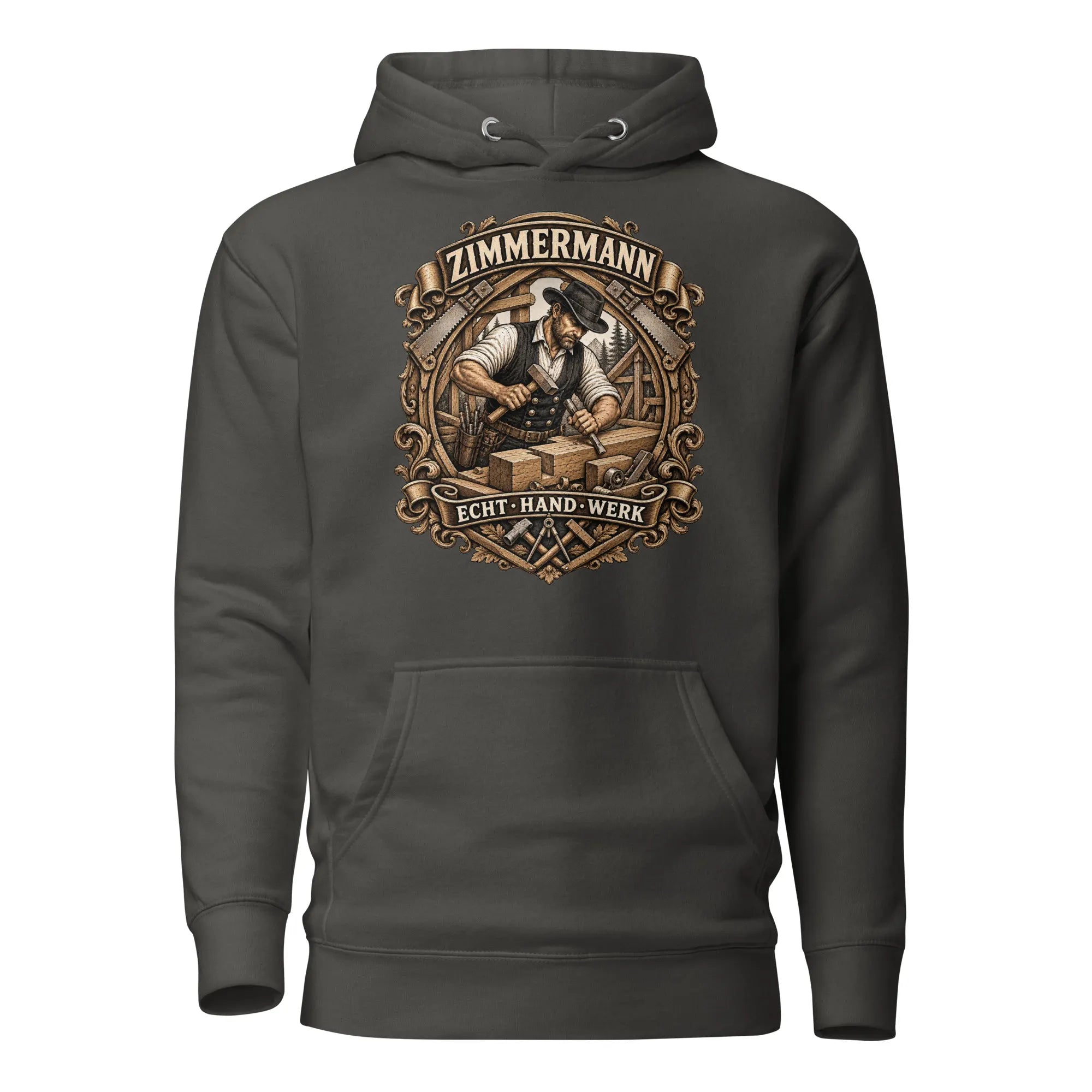 Zimmermann Vintage Badge Hoodie – ZunftStyle Special Edition
